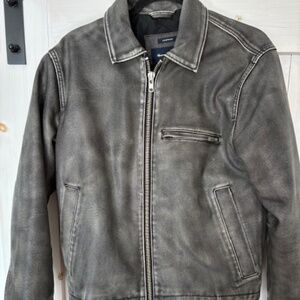 Abercrombie & Fitch Vegan Leather Zip Jacket